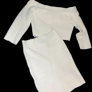 BCBGMaxAzria white set